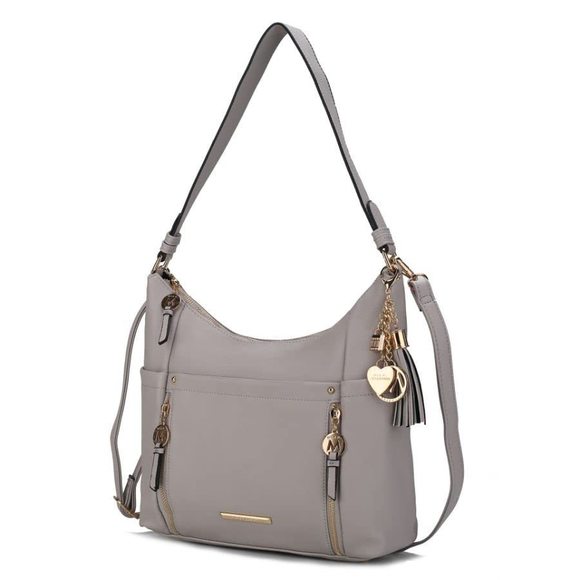 Shoulder Bag, Vegan Leather Crossbody, Hobo Fashion Handbag :[ - Picture 1 of 7